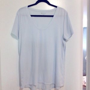Athleta| Light Blue Scoop Neck T Shirt| XL